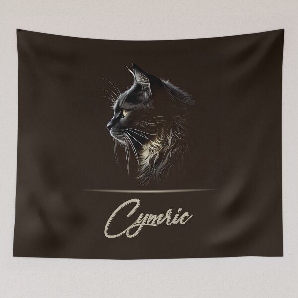 Item preview, Cymric Portrait designed and sold by Best-Breeds.