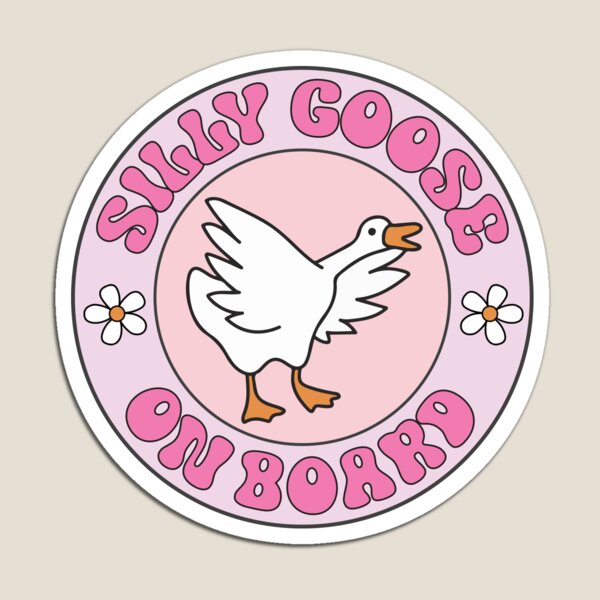 Item preview, Silly Goose On Board Funny Meme Bumper designed and sold by Burpishop.