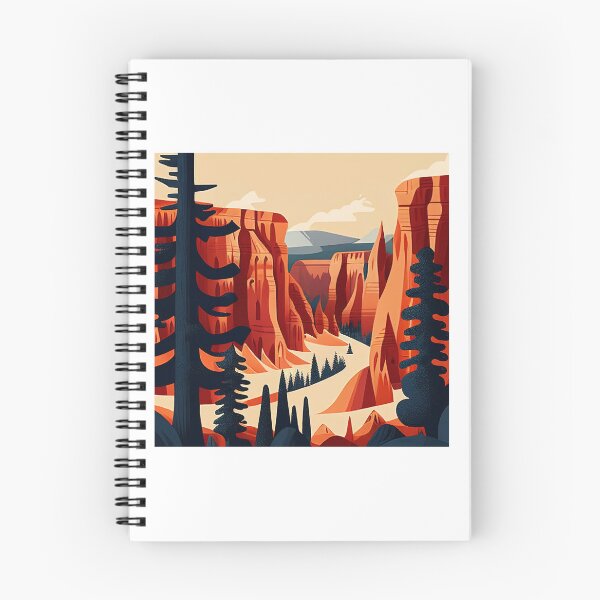 Item preview, Bryce Canyon National Park Scandinavian Folk Art Style designed and sold by PikoApparel.