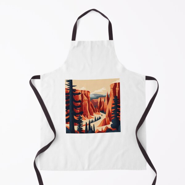 Item preview, Bryce Canyon National Park Scandinavian Folk Art Style designed and sold by PikoApparel.