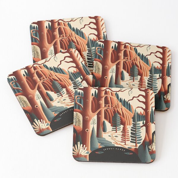 Item preview, Bryce Canyon National Park Scandinavian Folk Art Style designed and sold by PikoApparel.