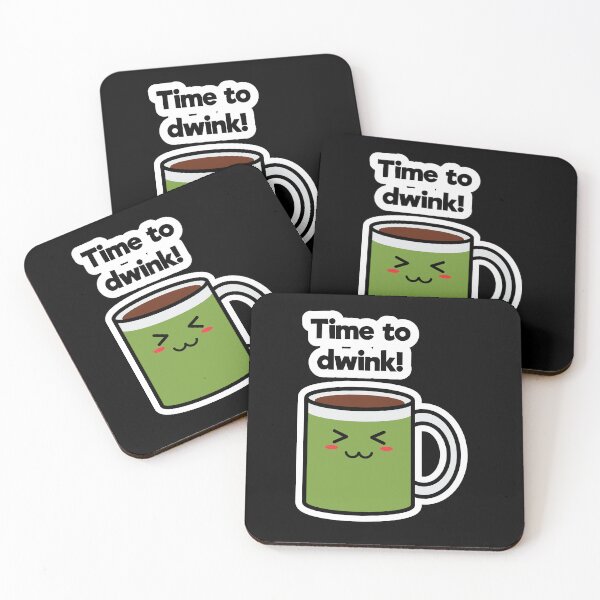 Item preview, Time to Drink | Coffee | Charging | High Battery | Cute Kawaii | Black designed and sold by Wintre2.