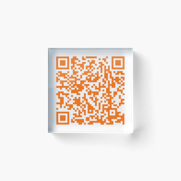 Artikelvorschau, Mystery-QR-Code (Orange) entworfen und verkauft von PeachMillk.