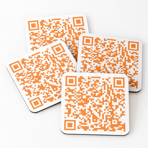 Item preview, Mystery QR Code (Orange) designed and sold by PeachMillk.