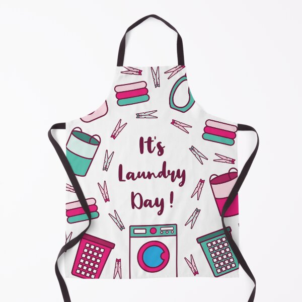 Item preview, It's Laundry Day | Green Pink | White designed and sold by Wintre2.
