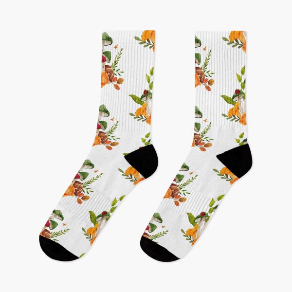 Item preview, Watercolor Wild Mushroom Harvest  designed and sold by silviaol.