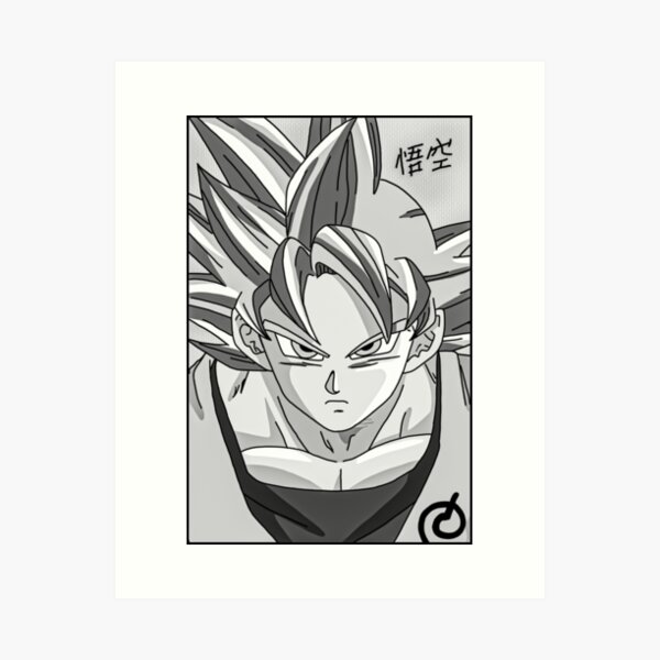 Dragon Ball Super Shonen Anime Kakarot Manga Panel Art B&W Canvas sold by  DanieCunha | SKU 40883863 | Printerval