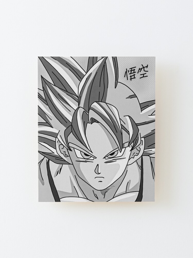 Mui Goku Black and White Manga Panel Artwork (2) | Poster