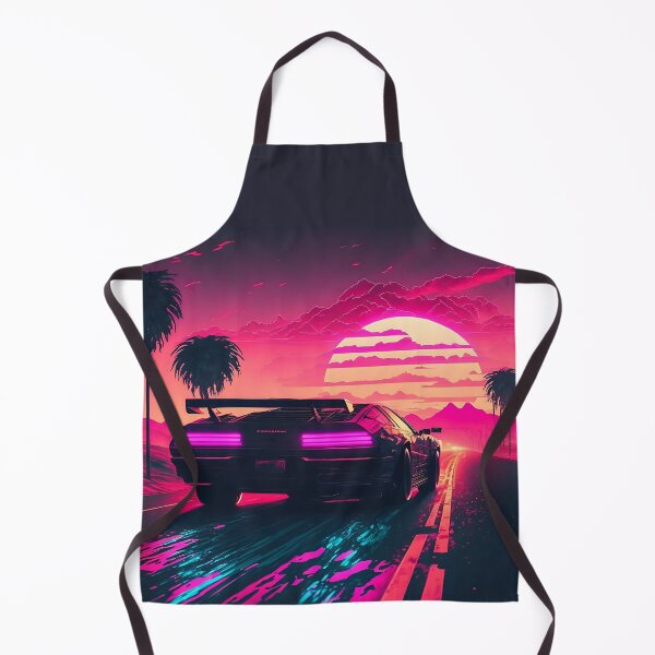 Item preview, Synthwave Car Racing Into Sunset designed and sold by dotperinchart.