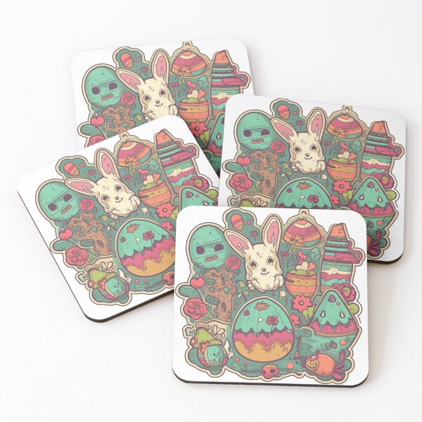 Item preview, Adorable Spooky Easter Sticker Series 4 designed and sold by Fluff By Design.