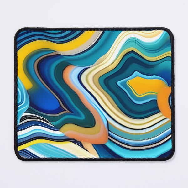 Item preview, Abstract Agate Pattern in Vivid Color designed and sold by calibrit.