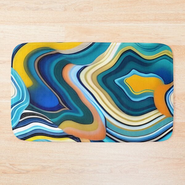 Item preview, Abstract Agate Pattern in Vivid Color designed and sold by calibrit.