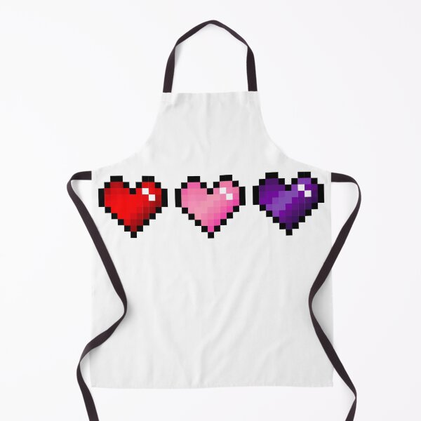 Item preview, Tri color pixel hearts designed and sold by Kawaii-Crafts.