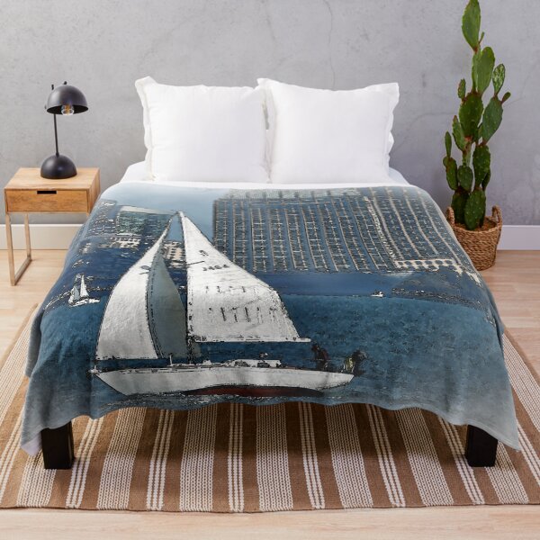 Item preview, Sailboat In San Diego Bay  designed and sold by KirtTisdale.
