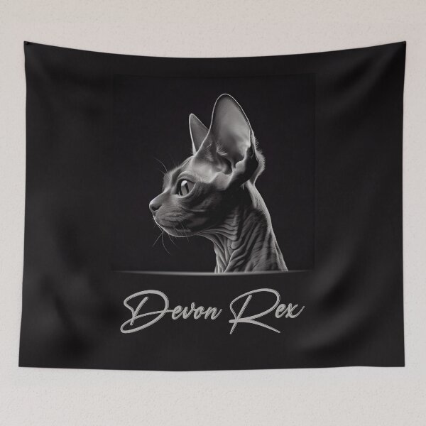 Item preview, Devon Rex Portrait designed and sold by Best-Breeds.