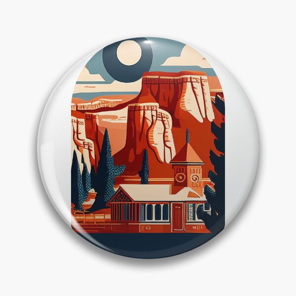 Item preview, Bryce Canyon National Park Scandinavian Folk Art Style Arch designed and sold by PikoApparel.