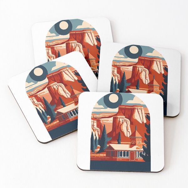 Item preview, Bryce Canyon National Park Scandinavian Folk Art Style Arch designed and sold by PikoApparel.