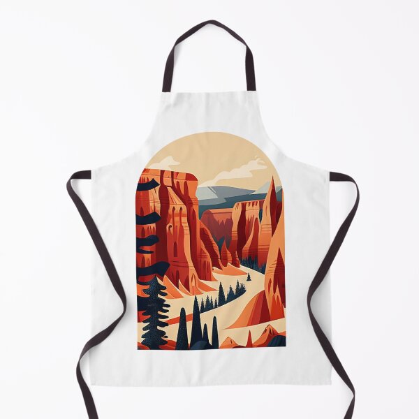 Item preview, Bryce Canyon National Park Scandinavian Folk Art Style Arch designed and sold by PikoApparel.