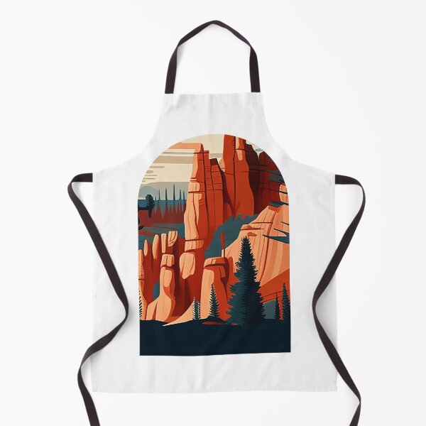 Item preview, Bryce Canyon National Park Scandinavian Folk Art Style Arch designed and sold by PikoApparel.