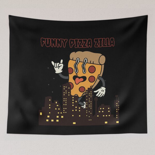 Item preview, Pizza Zilla - The Monster of Cheesy Goodness designed and sold by senouz.