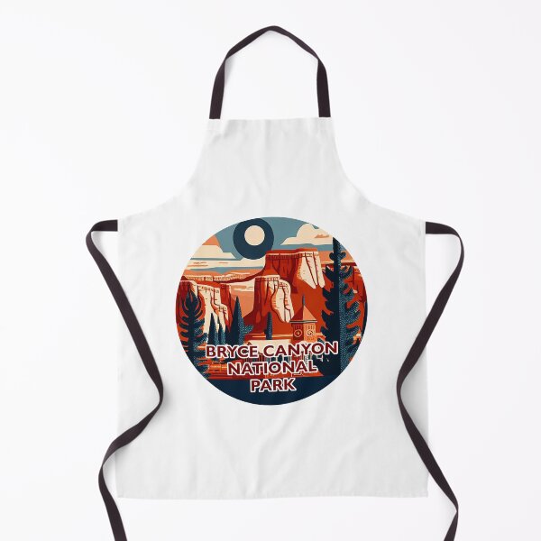 Item preview, Bryce Canyon National Park Scandinavian Folk Art Style Circle designed and sold by PikoApparel.