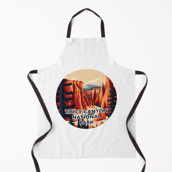 Item preview, Bryce Canyon National Park Scandinavian Folk Art Style Circle designed and sold by PikoApparel.
