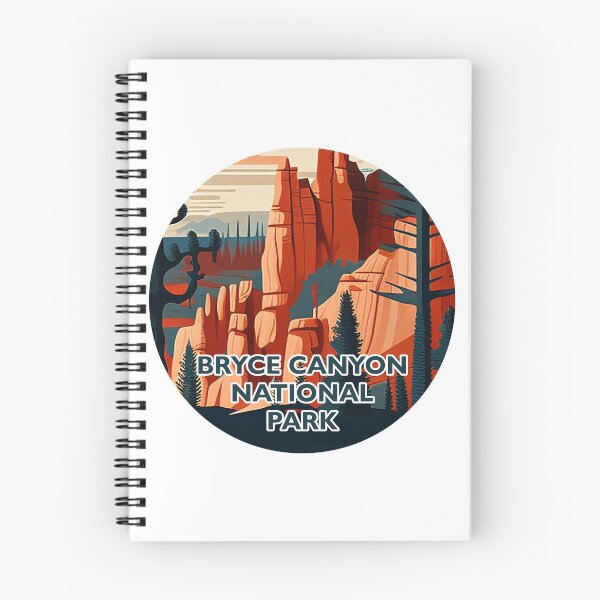 Item preview, Bryce Canyon National Park Scandinavian Folk Art Style Circle designed and sold by PikoApparel.