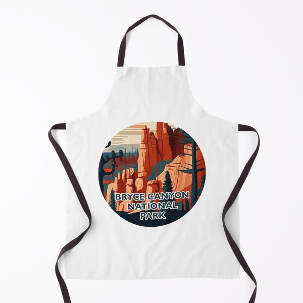 Item preview, Bryce Canyon National Park Scandinavian Folk Art Style Circle designed and sold by PikoApparel.