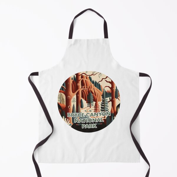 Item preview, Bryce Canyon National Park Scandinavian Folk Art Style Circle designed and sold by PikoApparel.