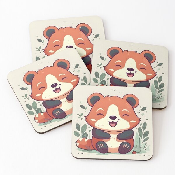 Item preview, Adorable Red Panda designed and sold by WildheartArtCo.