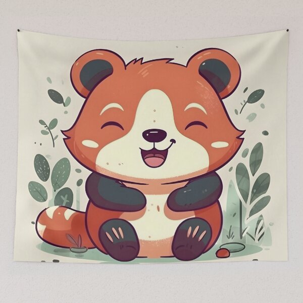 Item preview, Adorable Red Panda designed and sold by WildheartArtCo.