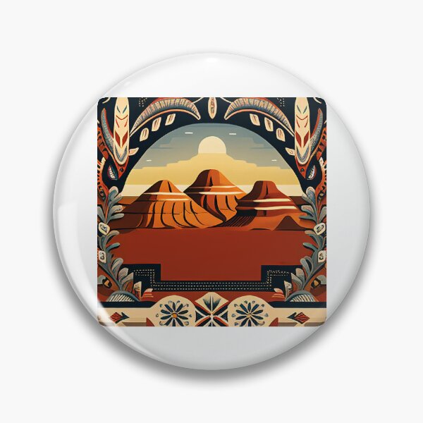 Item preview, Canyonlands National Park Scandinavian Folk Art Style designed and sold by PikoApparel.