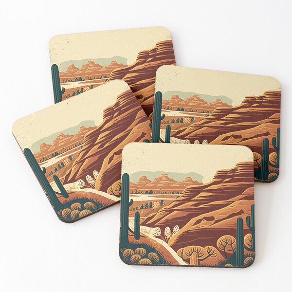 Item preview, Canyonlands National Park Scandinavian Folk Art Style designed and sold by PikoApparel.