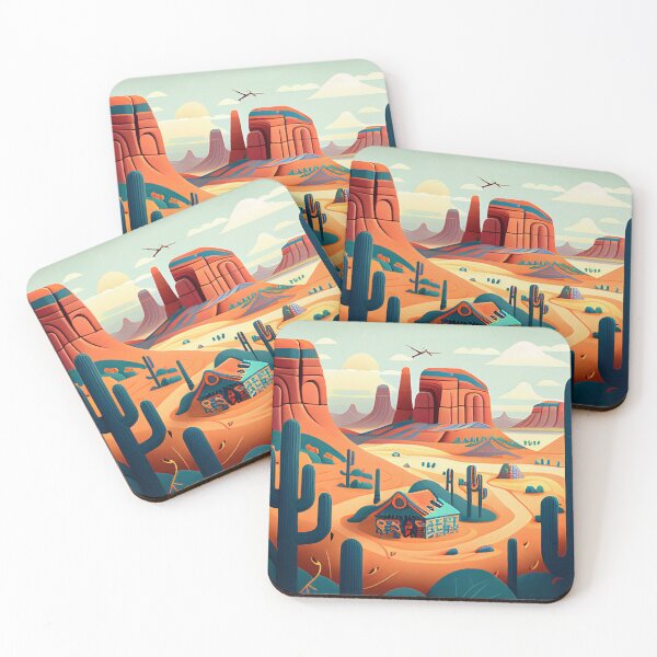 Item preview, Canyonlands National Park Scandinavian Folk Art Style designed and sold by PikoApparel.