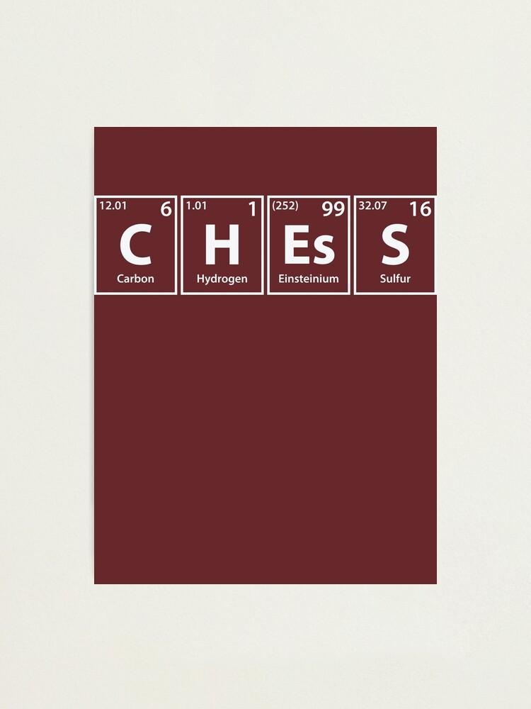 Chess Periodic Table Elements Spelling T-Shirt Chess Periodic Table Elements Spelling T-Shirt
