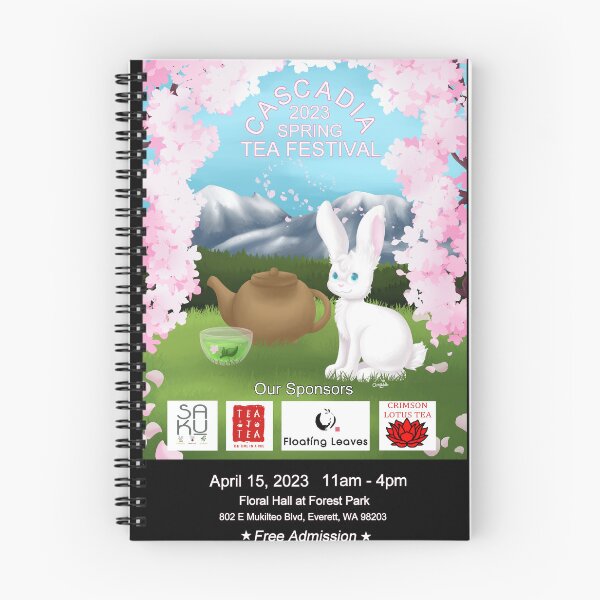 Item preview, 2023 Cascadia Spring Tea Festival  designed and sold by Cascadia Tea Festival.