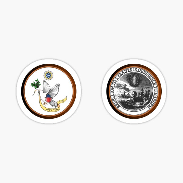 Item preview, Great Seal of Medinat America designed and sold by JewWhoHasItAll.
