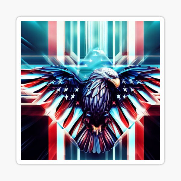 american eagle Sticker for Sale by TBAnimals