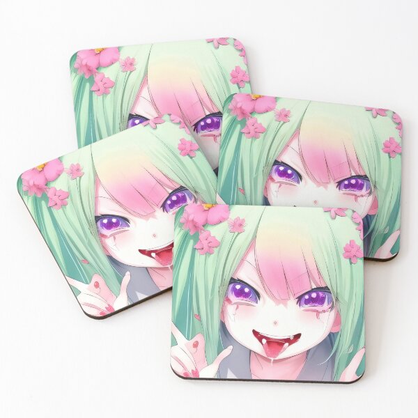 Artikelvorschau, Böses Ahegao Anime-Mädchen entworfen und verkauft von RaveToTheGrave.