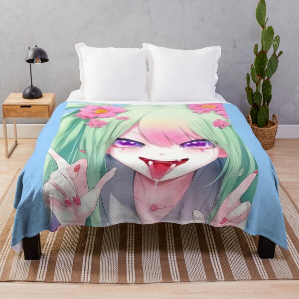 Aperçu de l'œuvre Fille maléfique de l'anime Ahegao créée et vendue par RaveToTheGrave.
