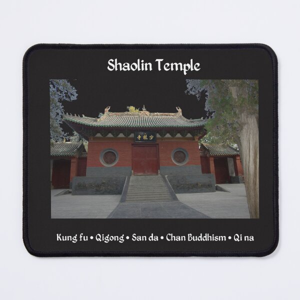Item preview, Shaolin Temple - The home of Kungfu, San da, qigong and more. white letters designed and sold by NurturingSpirit.