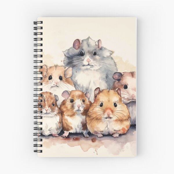 Item preview, Watercolor Wash Hamsters designed and sold by Matt's Artificial Nature.
