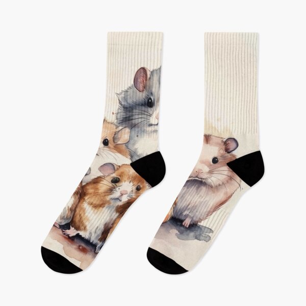 Item preview, Watercolor Wash Hamsters designed and sold by Matt's Artificial Nature.