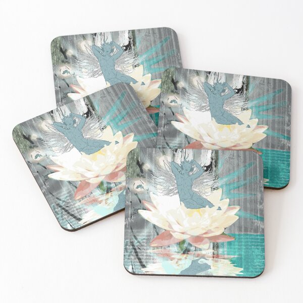 Item preview, Art - Water Elemental Fairy - Waking up in the lilypad designed and sold by Eejee-SK.