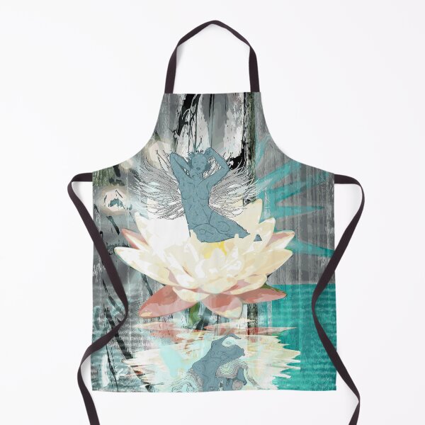 Item preview, Art - Water Elemental Fairy - Waking up in the lilypad designed and sold by Eejee-SK.