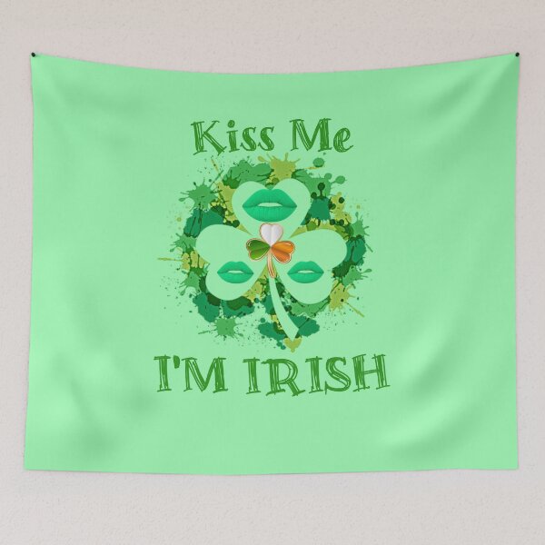Item preview, Kiss Me I'm Irish designed and sold by Delnet ⭐⭐⭐⭐⭐.