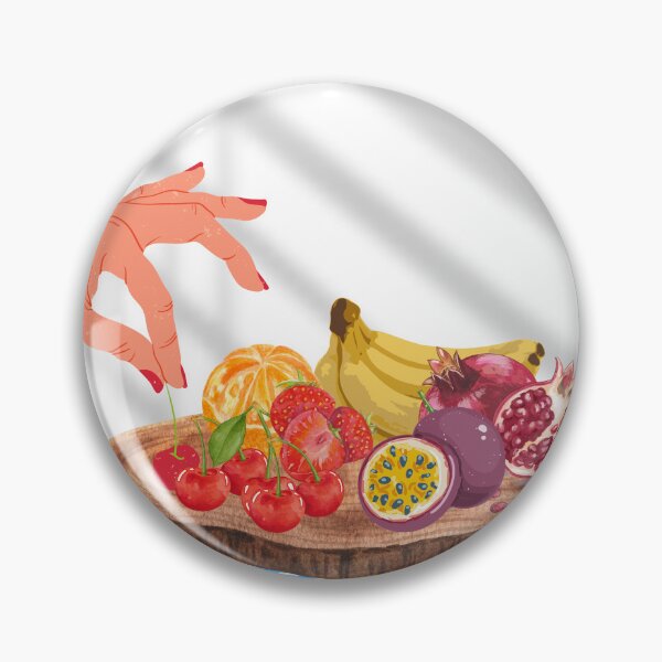 Item preview, Original food painting fruits | the kitchen table designed and sold by Mused by Melancholy.