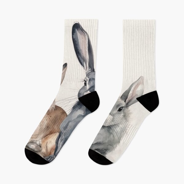 Item preview, Watercolor Wash Rabbits designed and sold by Matt's Artificial Nature.