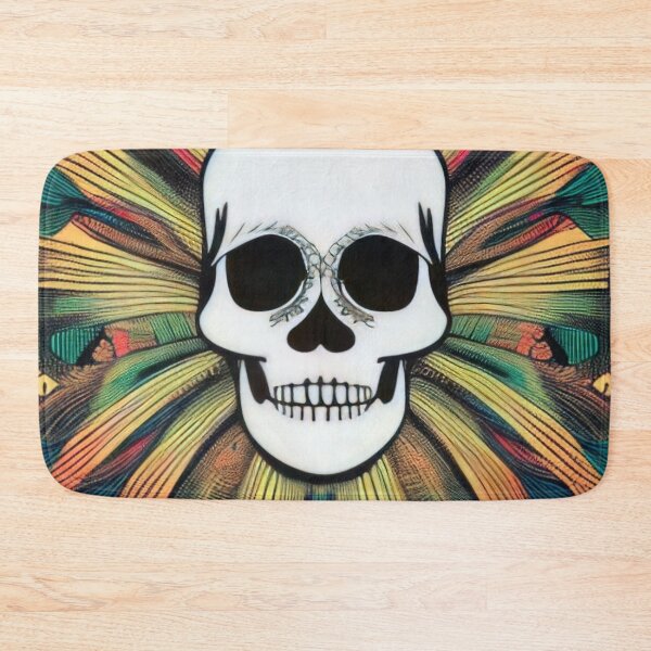 Item preview, Rasta Dreadlock Ire Skull explosion sunburst beams designed and sold by McCallnWaldo.