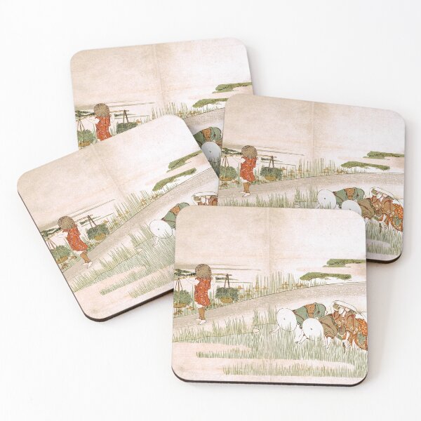 Item preview, Spring in the Rice Fields - Katsushika Hokusai designed and sold by SimpleJoyStyle.